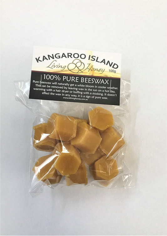 Kangaroo Island Living Honey - Pure Beeswax 100g