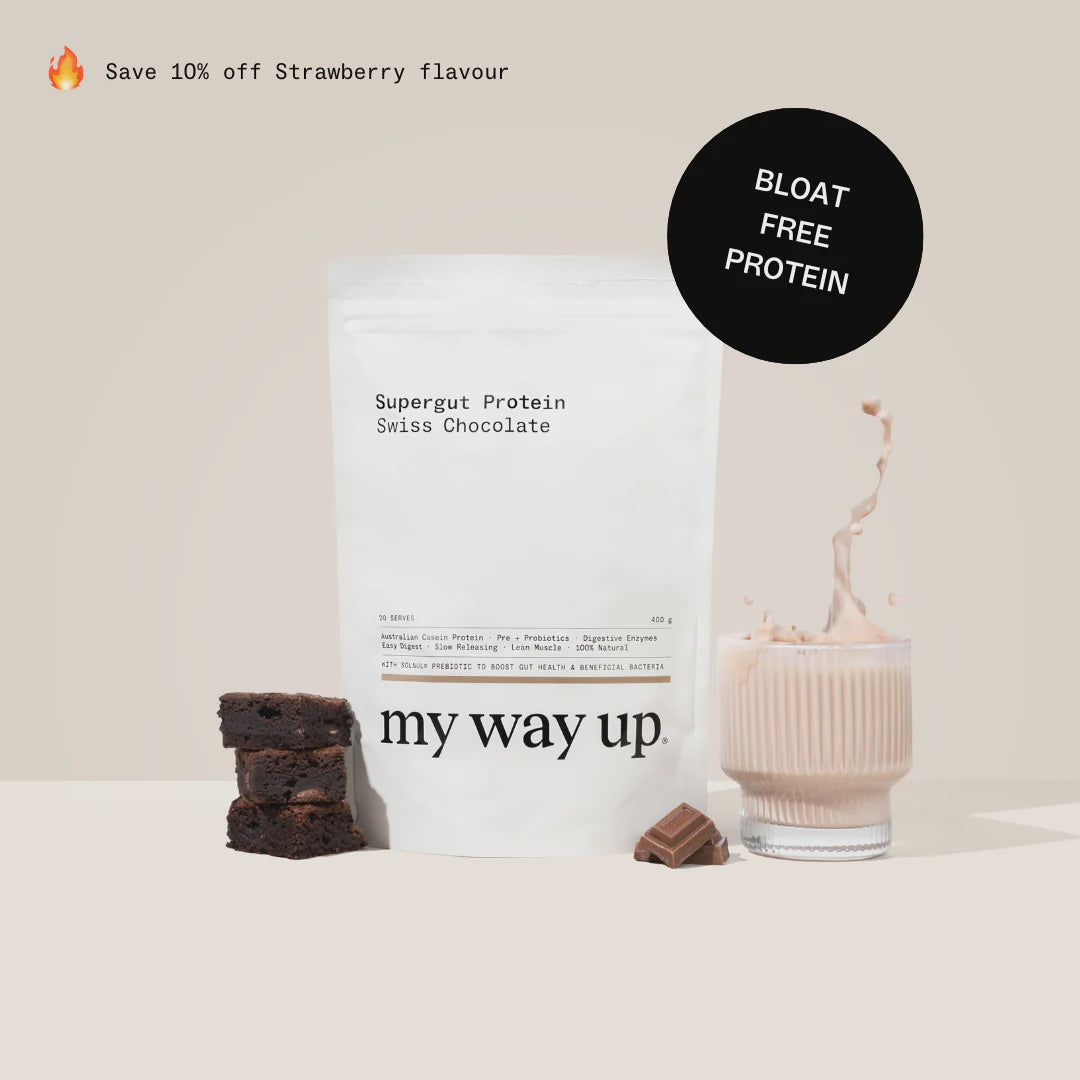 My Way Up - Supergut Protein Swiss Chocolate 400g - Glenelg Health & Wholefoods