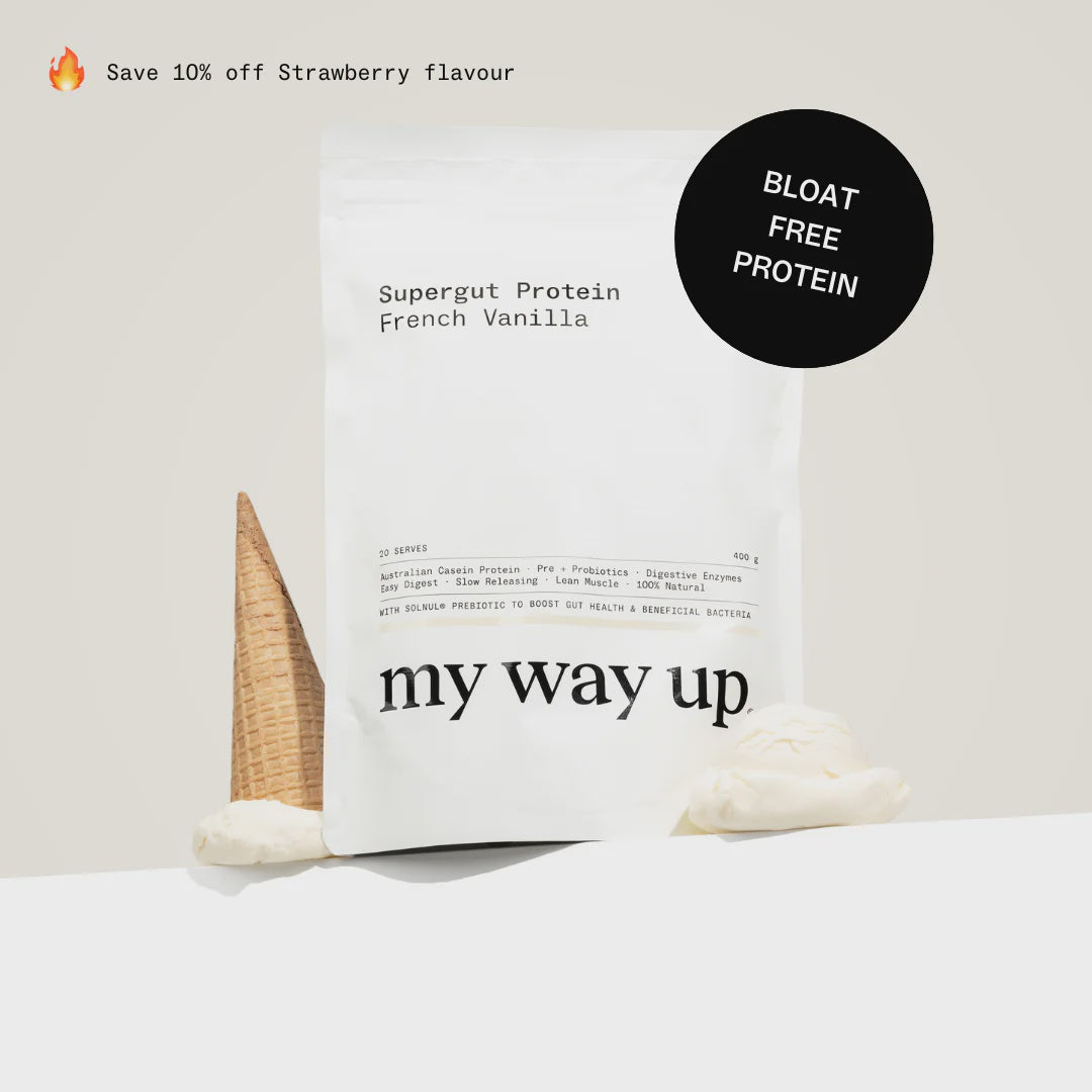 My Way Up - Supergut Protein French Vanilla 400g - Glenelg Health & Wholefoods