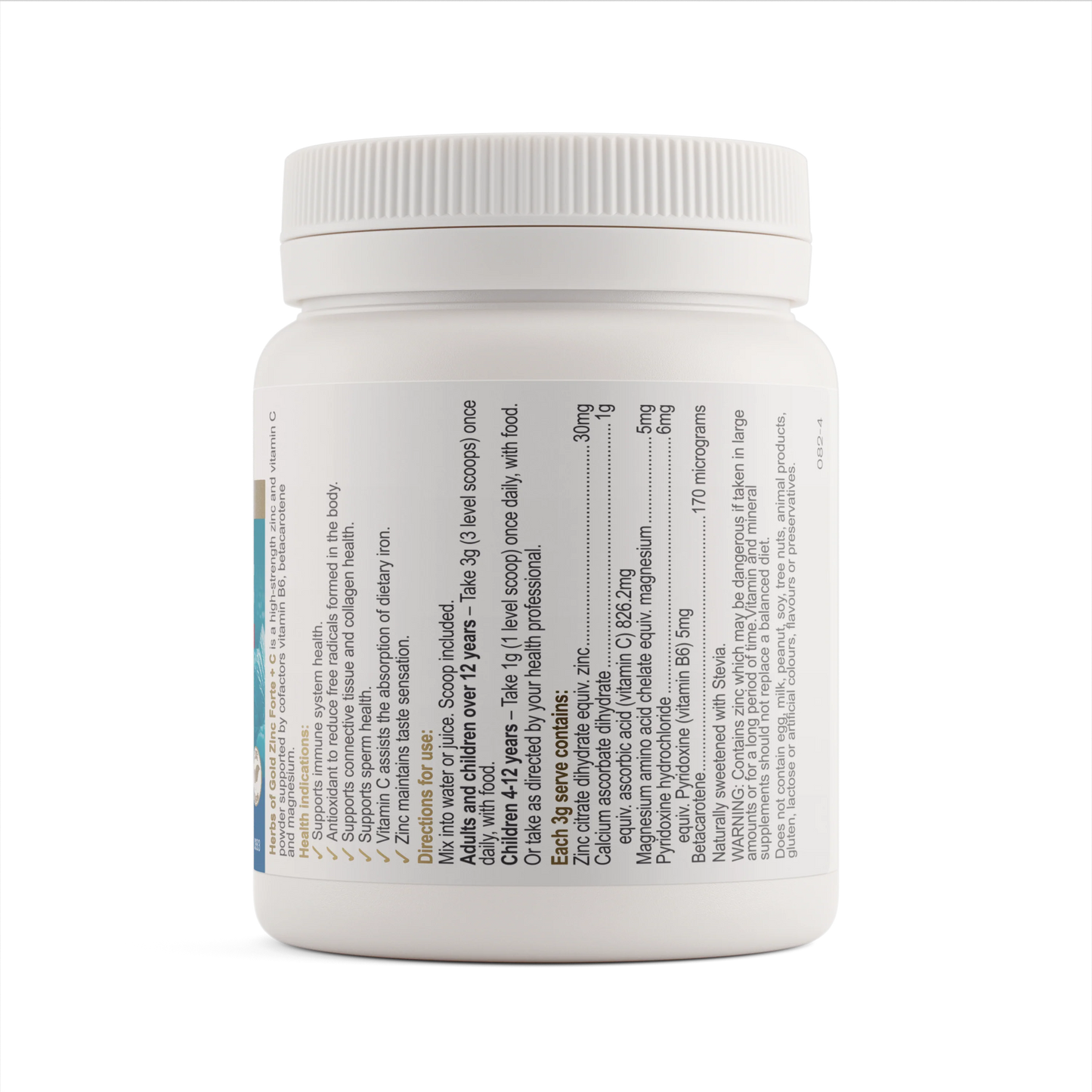 Herbs of Gold - Zinc Forte + C 100mg