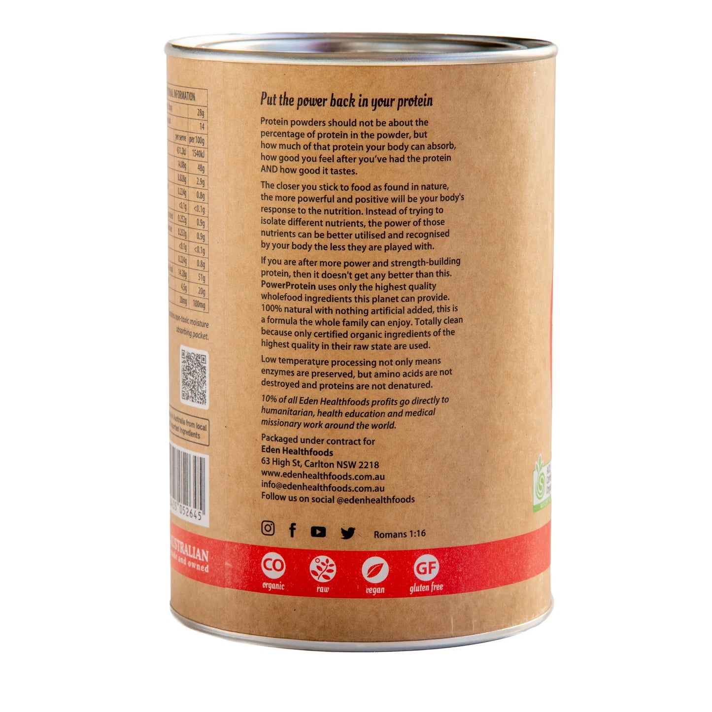 Eden Healthfoods - Power Protein 400g