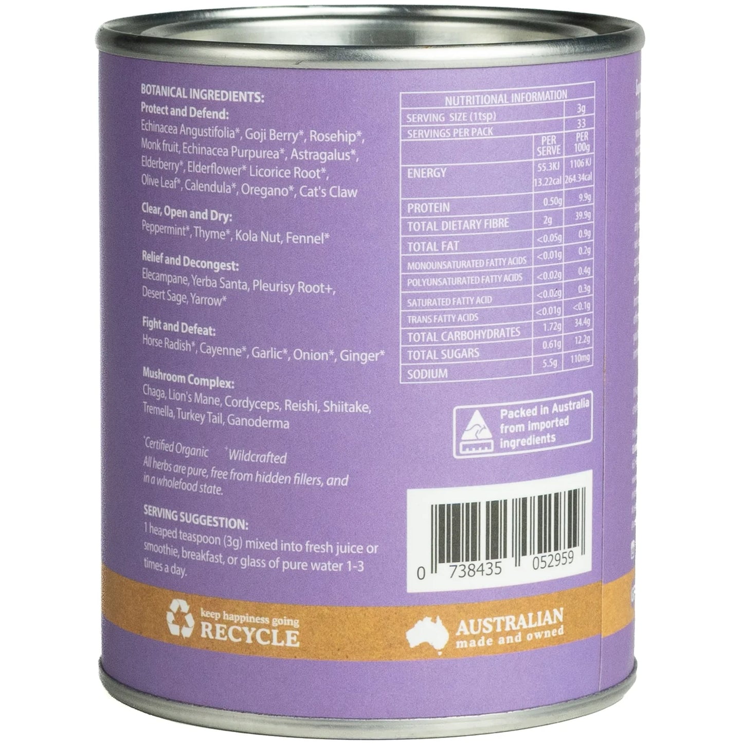 Eden Healthfoods - Immunity Shield 100g