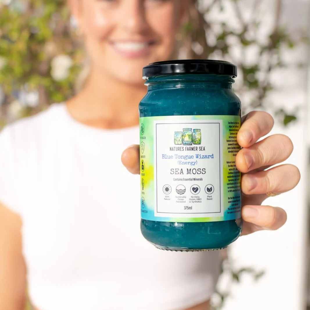 Nature's Farmer Sea - Blue Tongue Sea Moss - Glenelg Health & Wholefoods