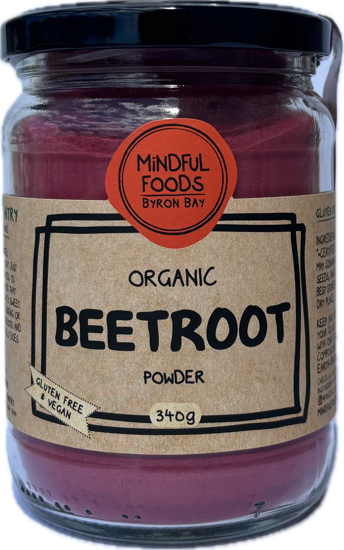 Mindful Foods - Organic Beetroot Powder 340g