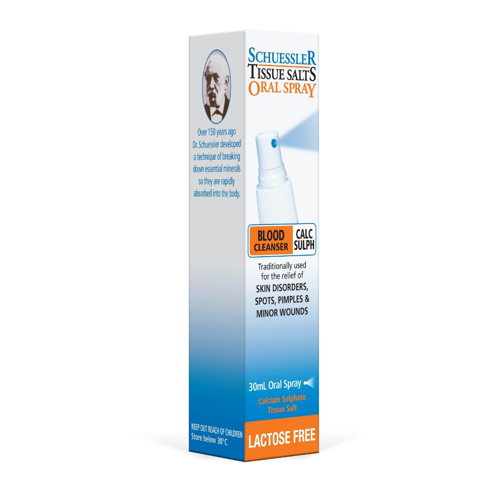 Schuessler Tissue Salts - Calc Sulph Spray 30ml