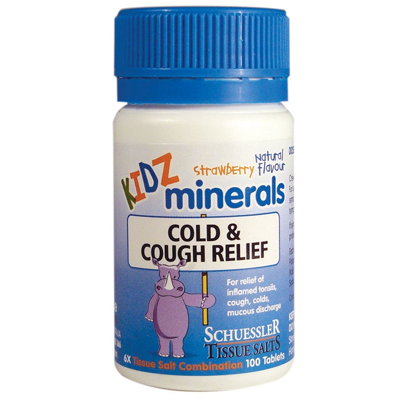 Schuessler Tissue Salts - Kidz Minerals Cold & Cough Relief 100 Tablets Kidz Minerals
