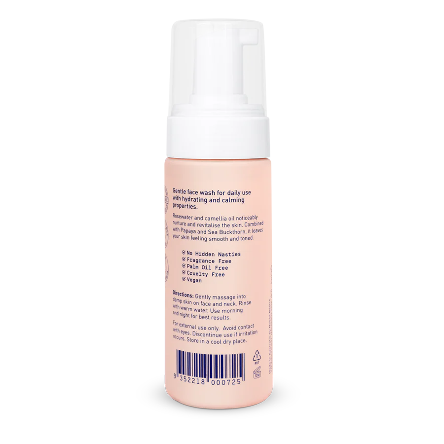 Noosa Basics - Foaming Face Wash Rose Water & Sea Buckthorn150ml
