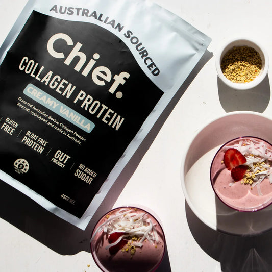 Chief - Collagen Protein Powder Vanilla 450g - Glenelg Health & Wholefoods
