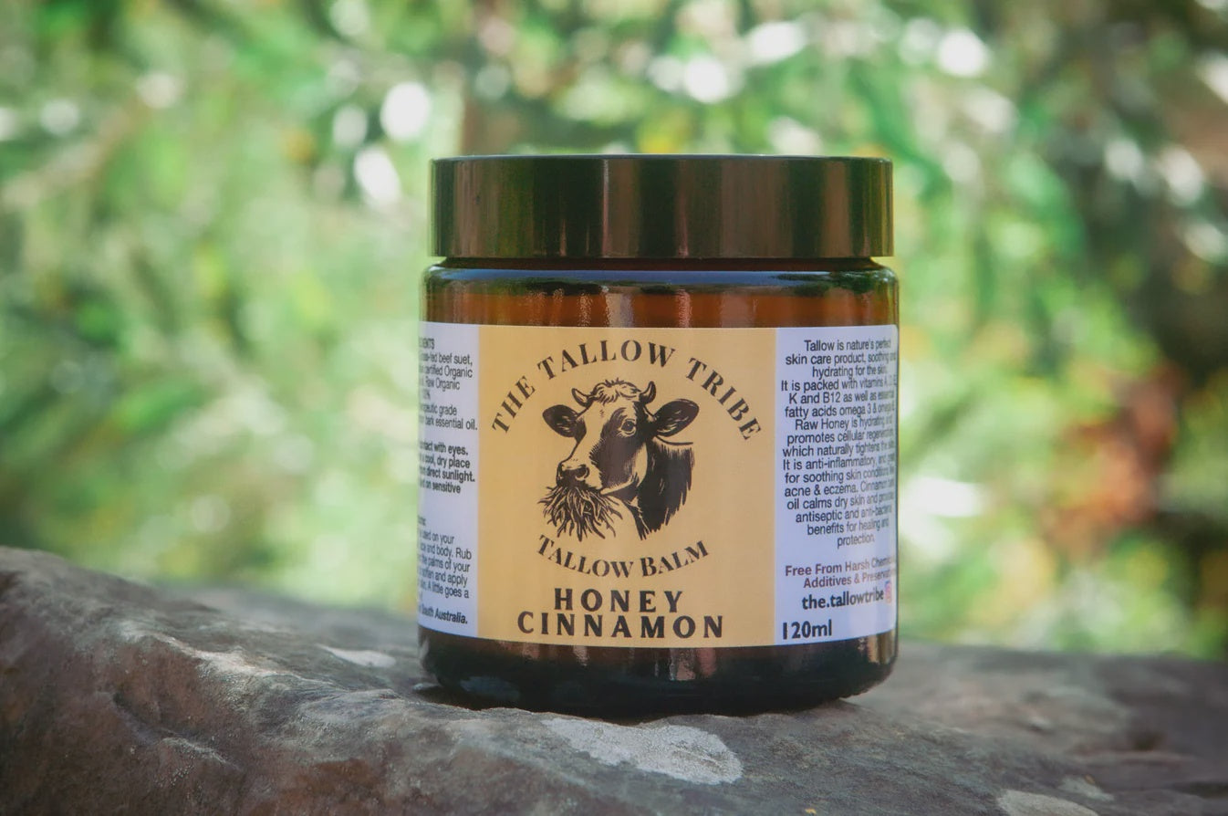 The Tallow Tribe - Tallow Balm Honey Cinnamon