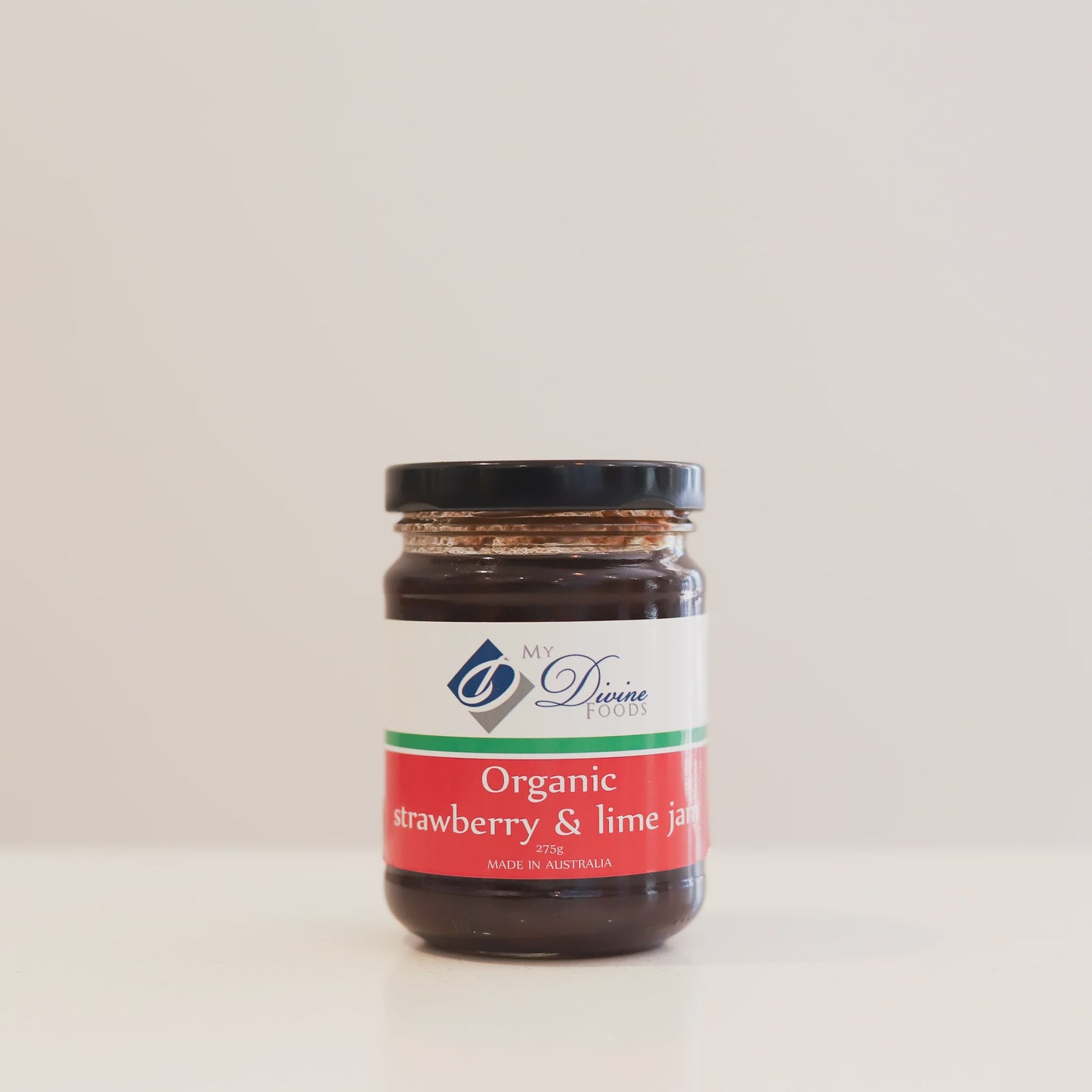 My Divine Foods - Organic Strawberry & Lime Jam 275g