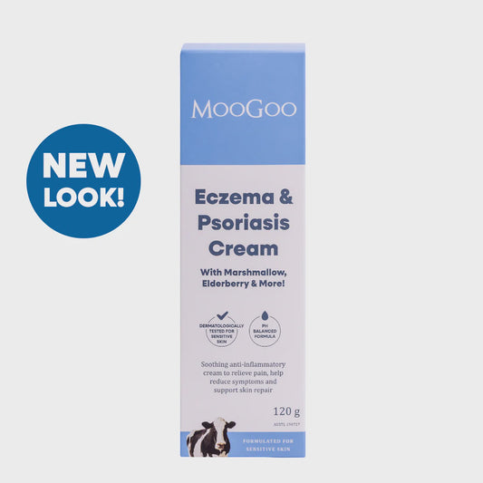 MooGoo - Psoriasis & Eczema Cream Marshmallow & Elderberry 120g