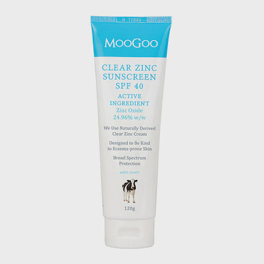 MooGoo - Clear Zinc Sunscreen SPF 40 120g