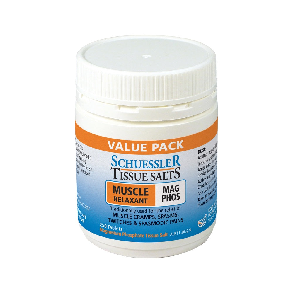Schuessler Tissue Salts - Mag Phos 250 Tablets