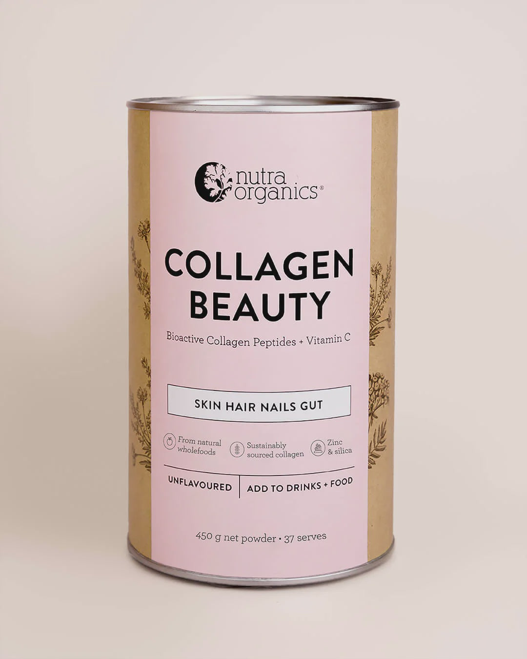 Nutra Organics - Collagen Beauty Skin Hair Nails Unflavoured