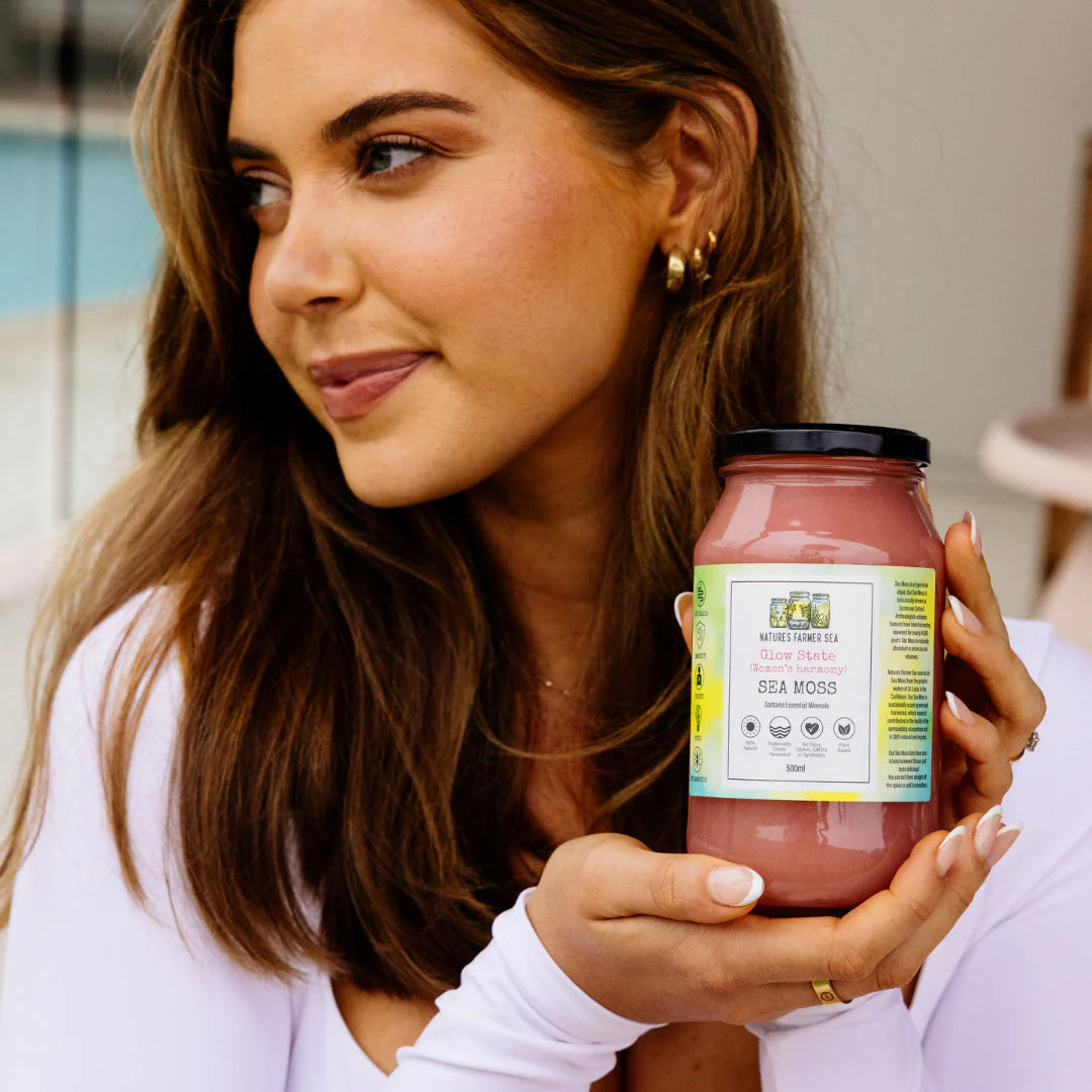 Nature's Farmer Sea - Glow State Sea Moss Gel 375ml - Glenelg Health & Wholefoods