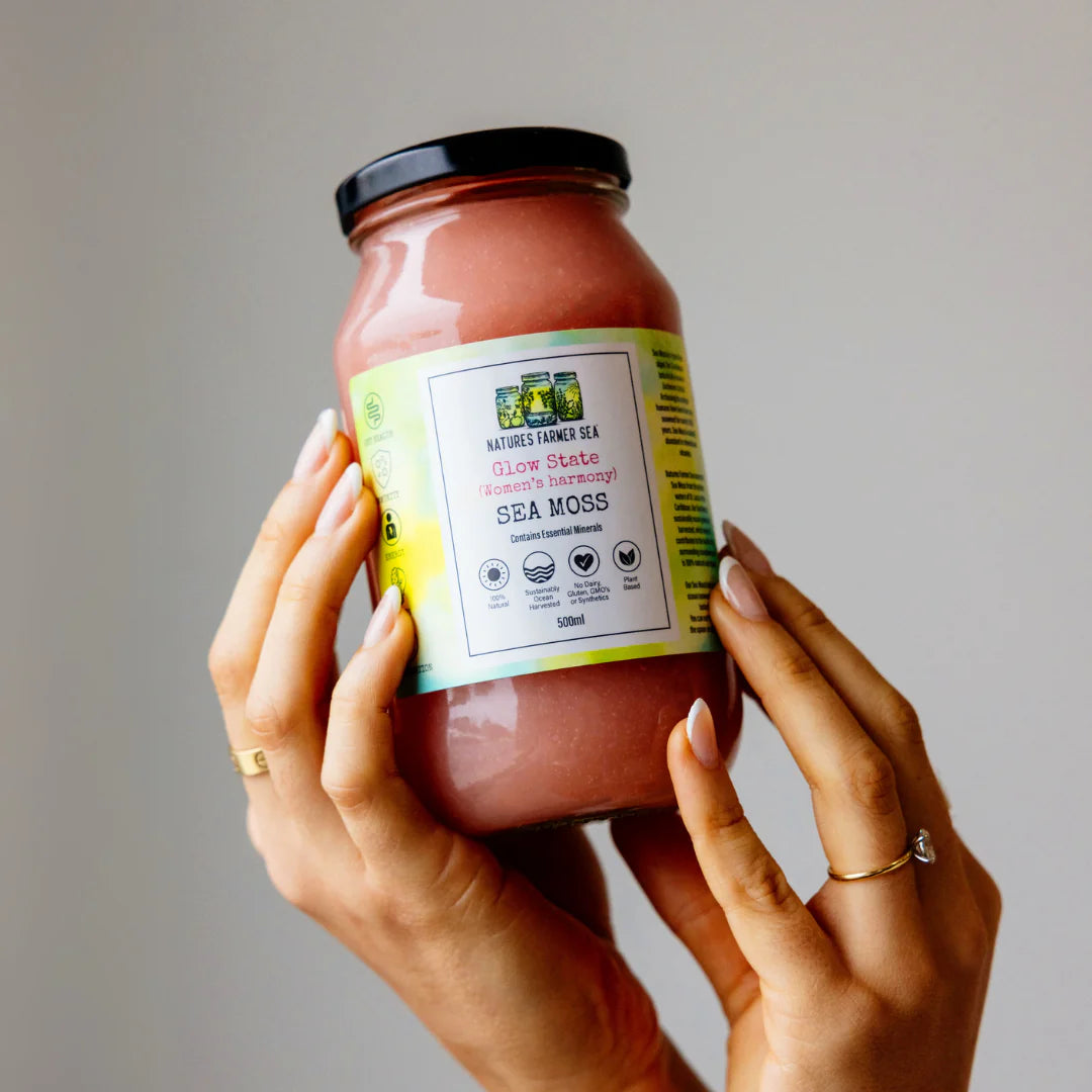 Nature's Farmer Sea - Glow State Sea Moss Gel 375ml - Glenelg Health & Wholefoods