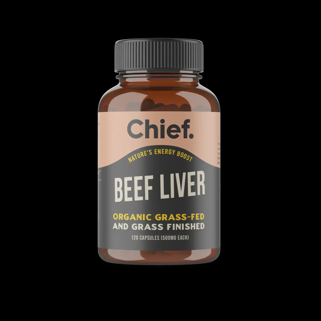 Chief - Organic Beef Liver 120 Capsules - Glenelg Health & Wholefoods