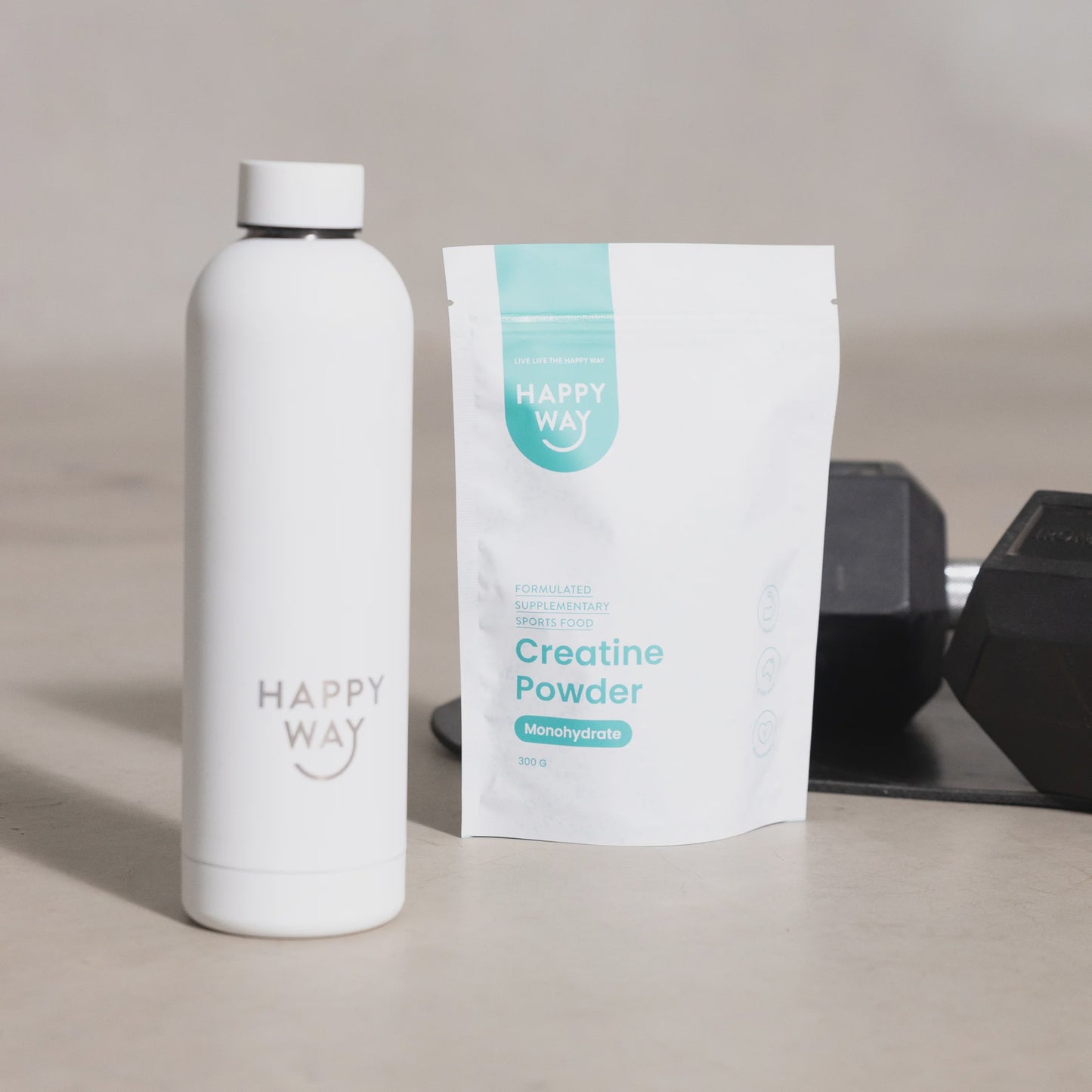 Happy Way - Creatine Powder (Flavourless) 300g