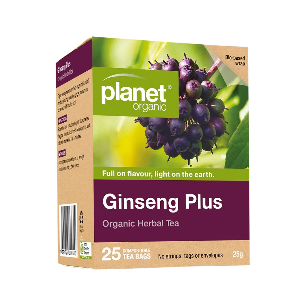 Planet Organic - Ginseng Plus 25 Teabags