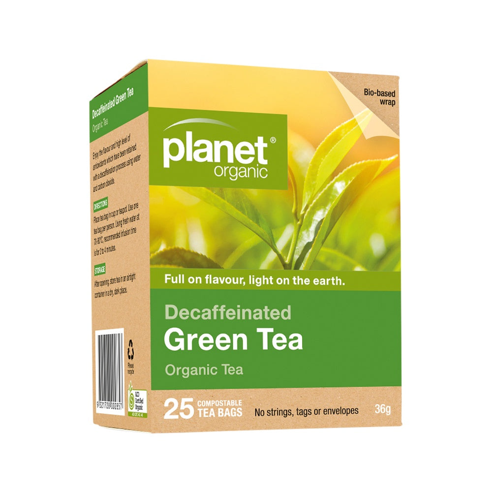 Planet Organic - Decaffeinated Green Tea 25 Teabags
