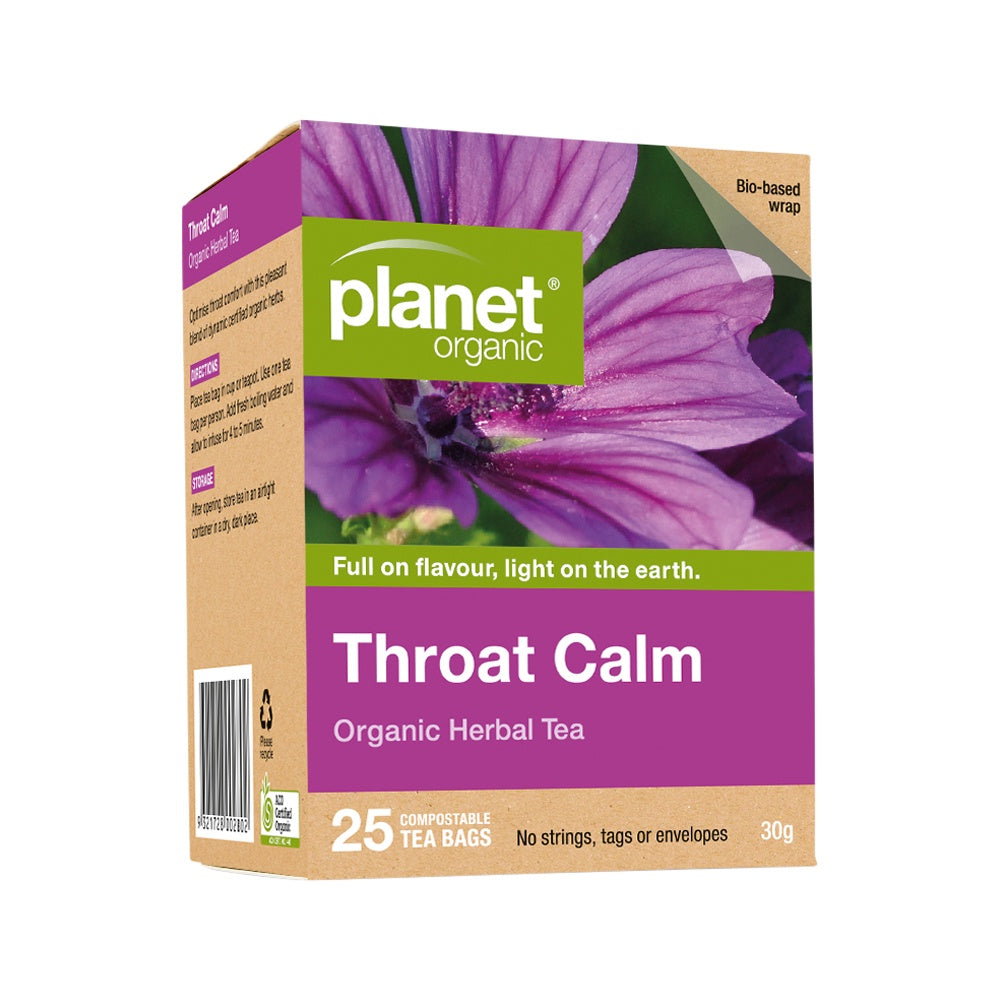 Planet Organic - Throat Calm 25 Teabags