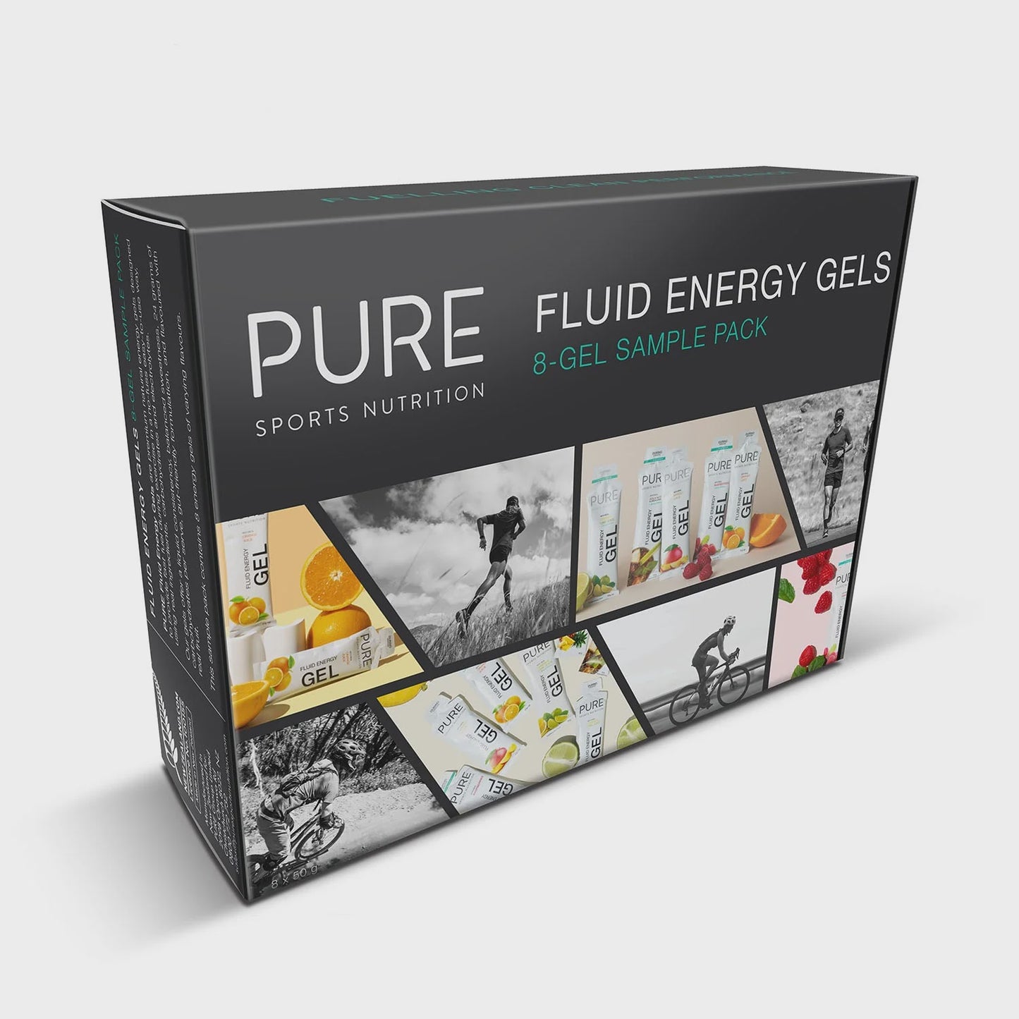 Pure - Fluid Energy Gels 8 Pack Box