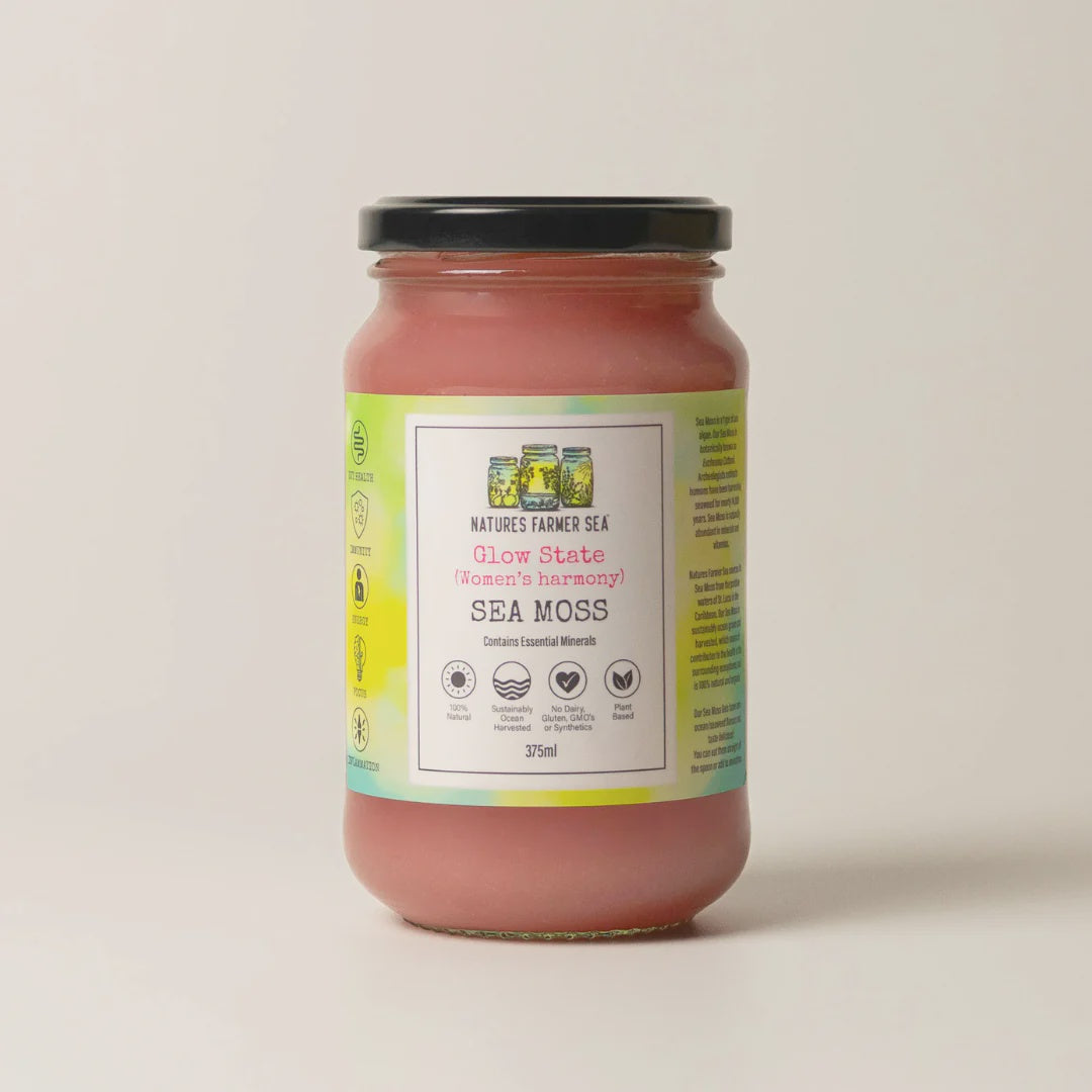 Nature's Farmer Sea - Glow State Sea Moss Gel 375ml - Glenelg Health & Wholefoods