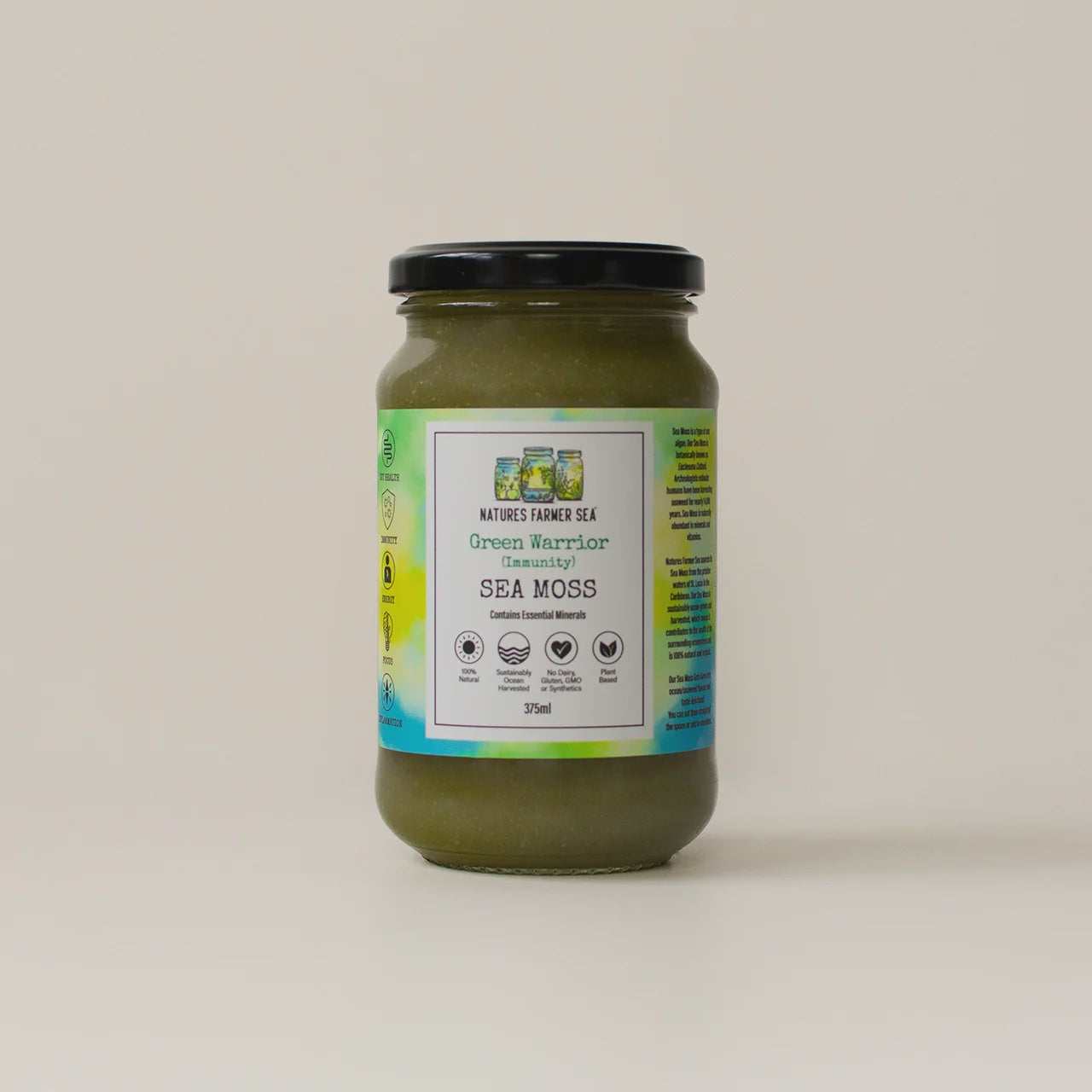 Nature's Farmer Sea - The Green Warrior Sea Moss - Glenelg Health & Wholefoods