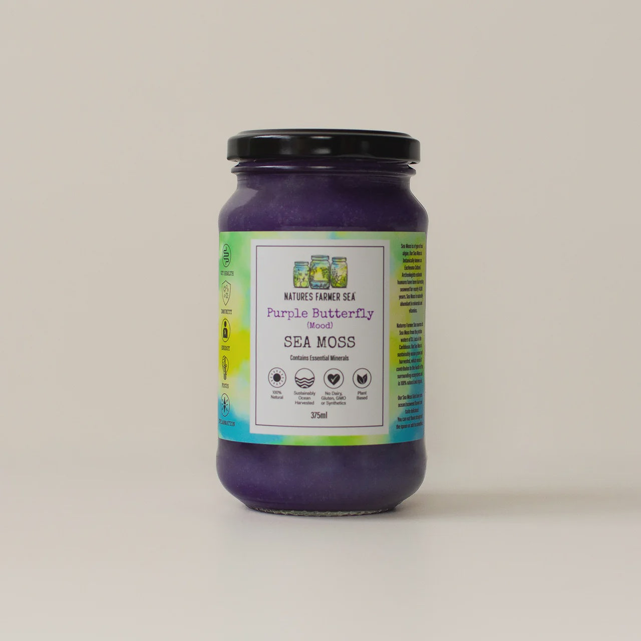 Nature's Farmer Sea - The Purple Butterfly Sea Moss - Glenelg Health & Wholefoods