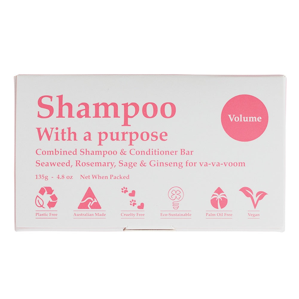 Shampoo With A Purpose - Conditioning Volume Bar 135g