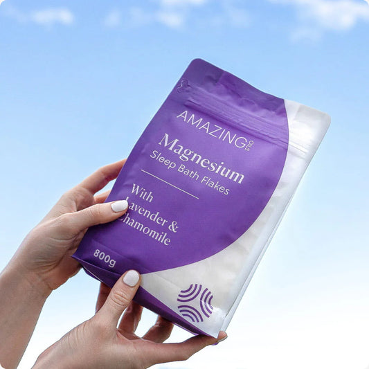 Amazing Oils - Magnesium Sleep Bath Flakes Lavender & Chamomile 800g