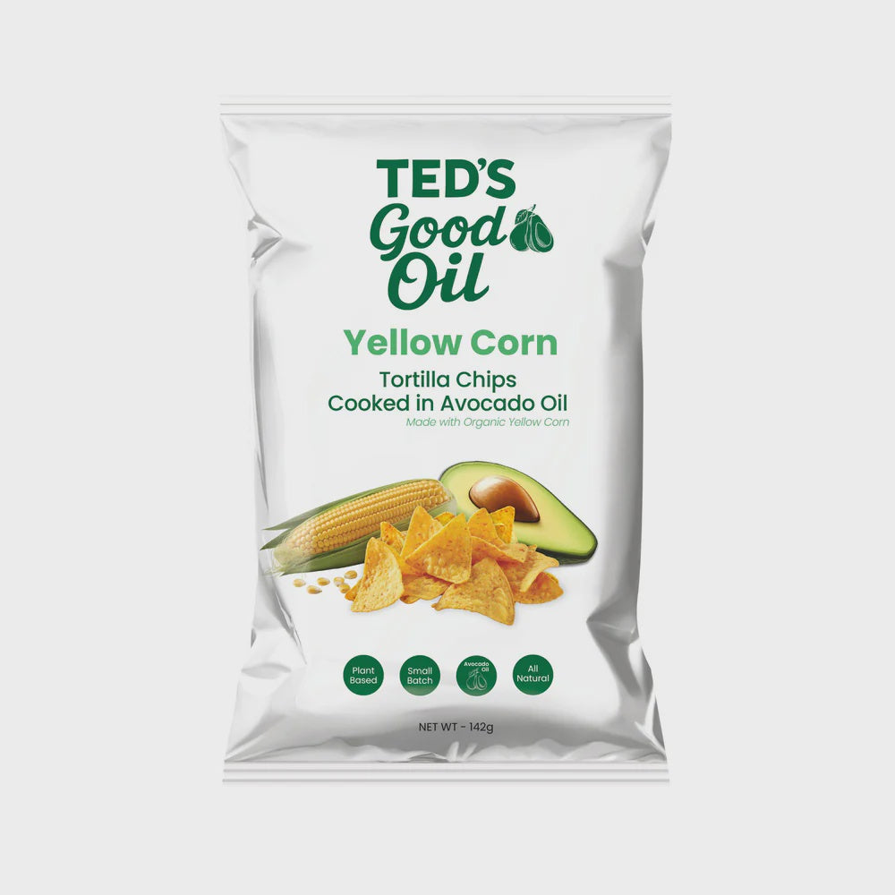 Ted's Good Oils - Yellow Corn Tortilla Chips in Avocado oil
