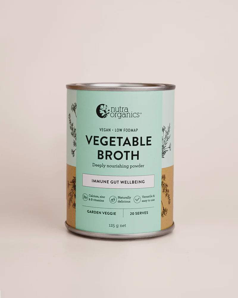 Nutra Organics - Vegetable Broth Garden Vegetable 125g