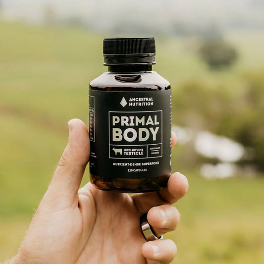 Ancestral Nutrition - Primal Body Grass Fed Bovine Testicle - Glenelg Health & Wholefoods