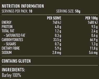 Lotus - Barley Flakes Organic Rolled 250g