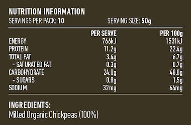 Lotus - Besan Flour ( Chickpea Flour) Organic 500g