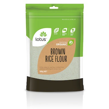 Lotus - Brown Rice Flour Organic 500g