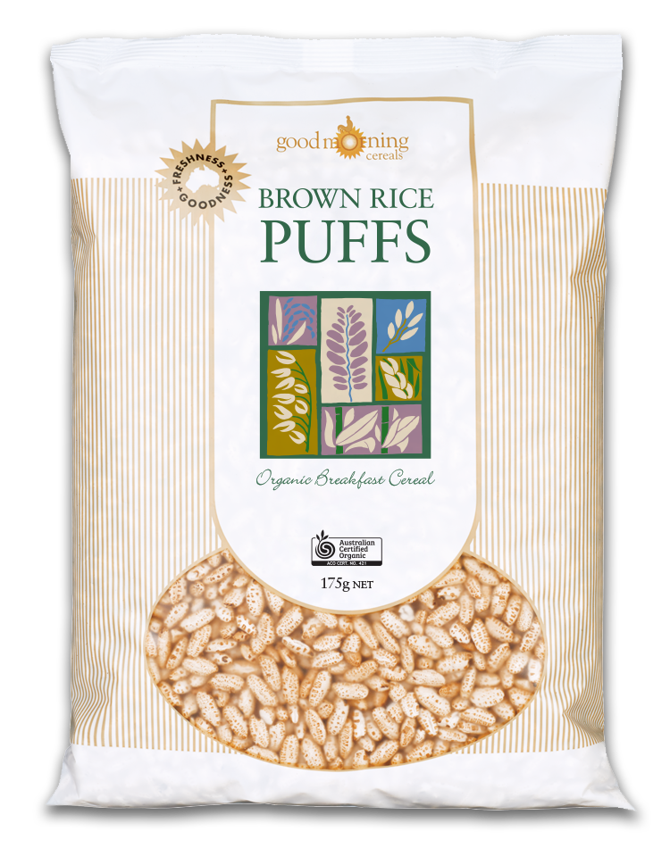 Good Morning Cereals - Brown Rice Puffs Organic 175g
