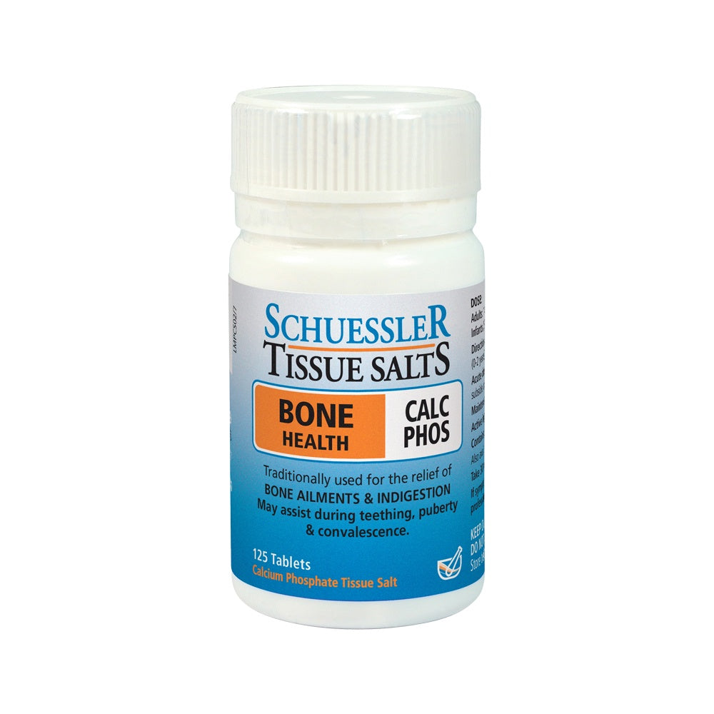 Schuessler Tissue Salts- Calc Phos 125 Tablets