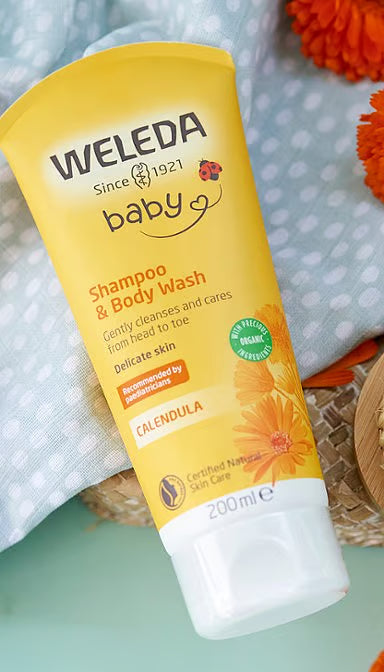 Weleda - Calendula Baby Shampoo + Body Wash