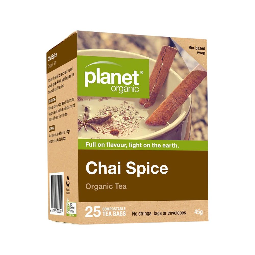 Planet Organic - Chai Spice Tea 25 Teabags
