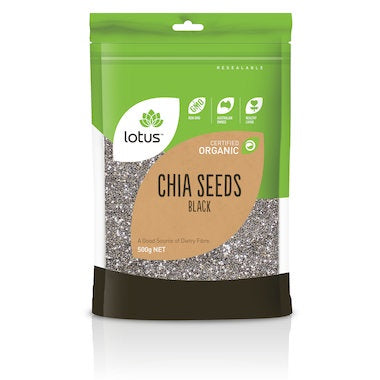 Lotus - Chia Seeds Black Organic 500g