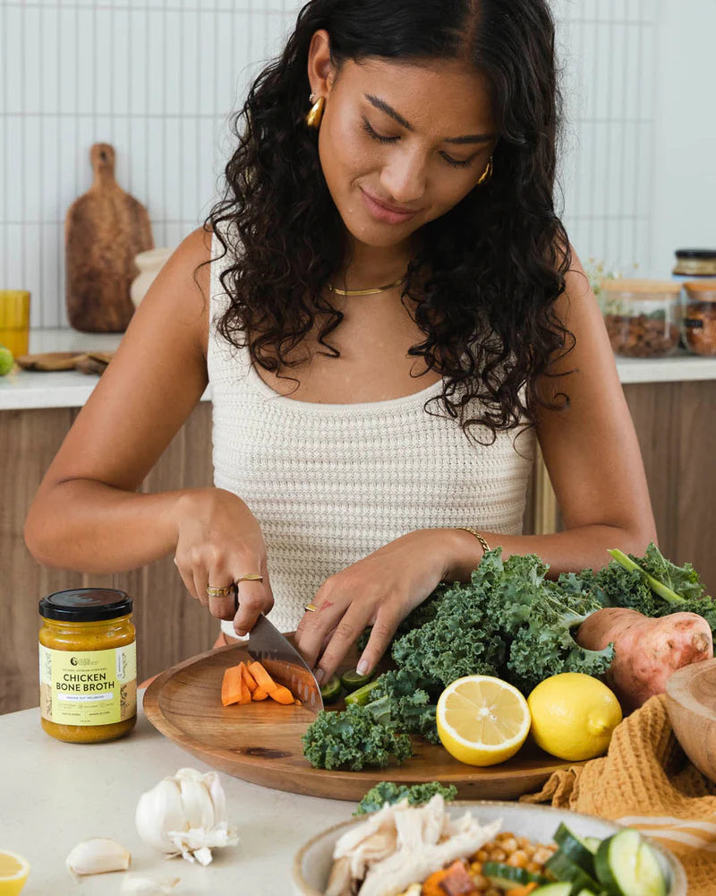 Nutra Organics - Chicken Bone Broth Concentrate Native Herbs 250g