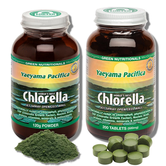 Green Nutritionals - Chlorella 500mg 200 Tablets