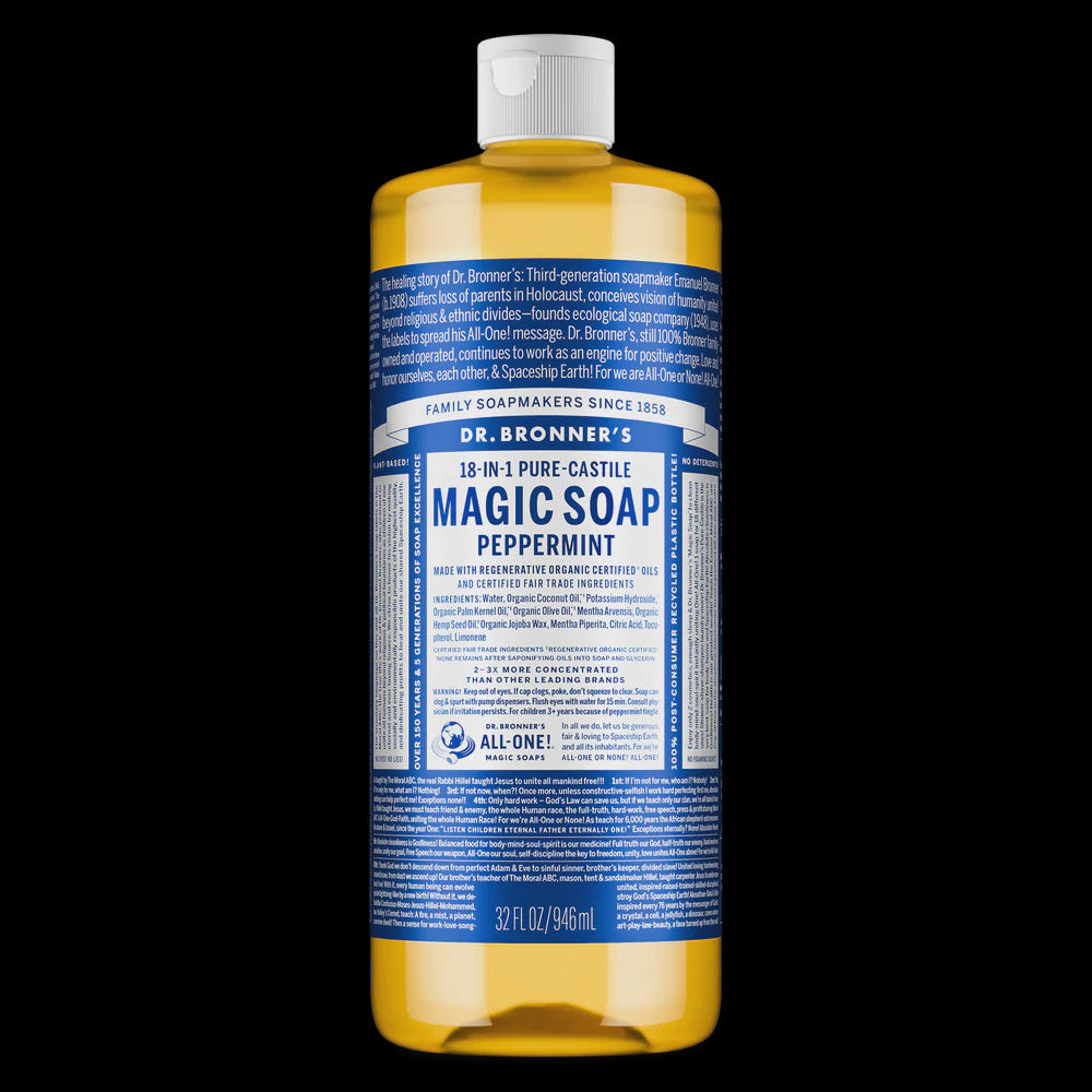 Dr Bronner's - Magic Soap Liquid - Peppermint 946ml