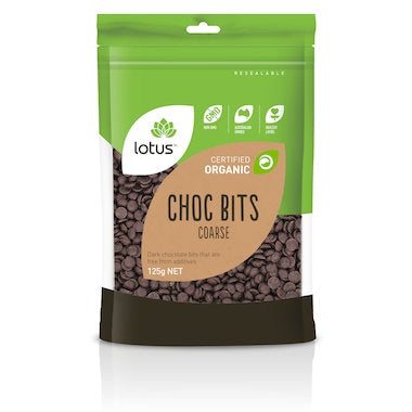 Lotus - Choc Bits Coarse Organic 125g