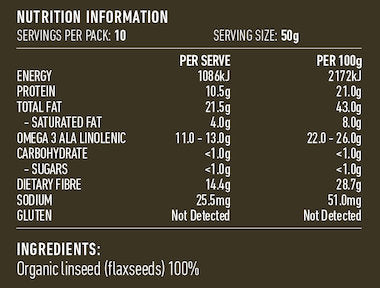 Lotus - Golden Linseed Organic 500g