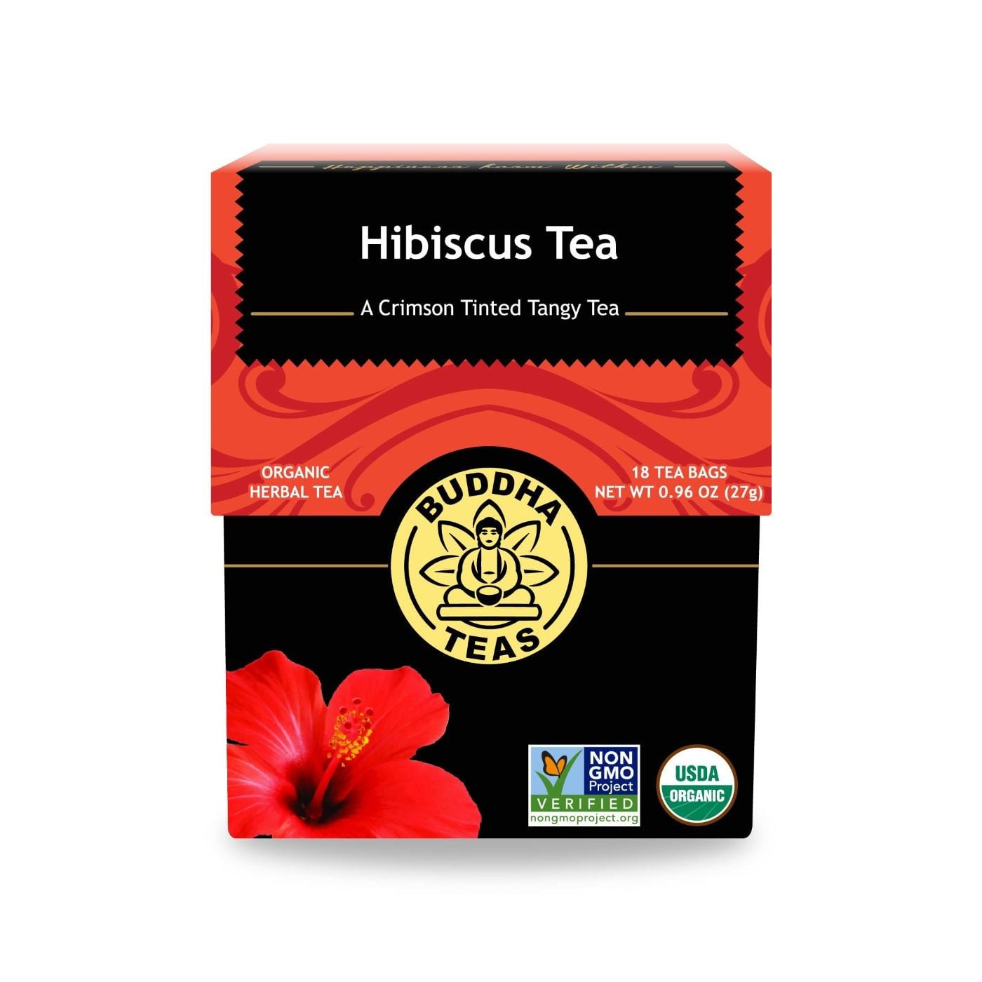 Buddha Teas - Organic Hibiscus Tea 18bags