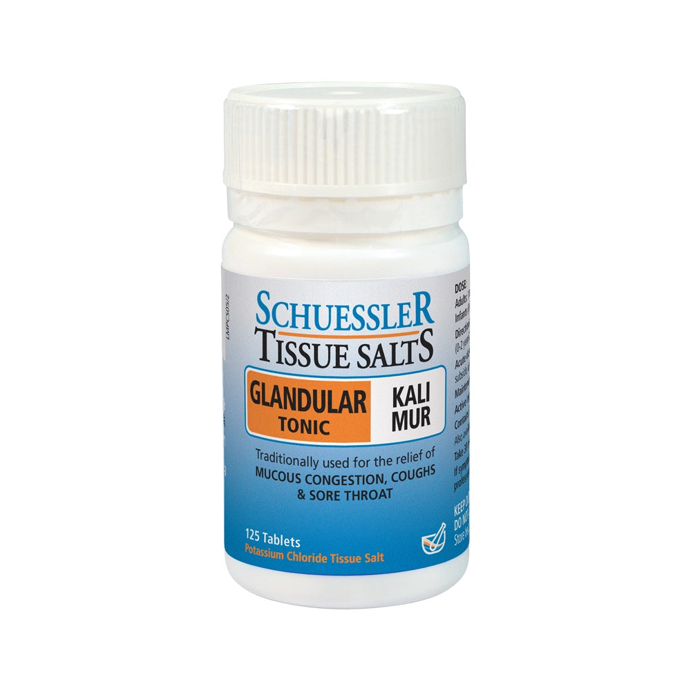 Schuessler Tissue Salts - Kali Mur125 Tablets