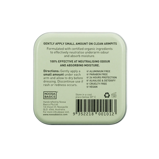 Noosa Basics - Organic Deodorant Lemon Myrtle Tin